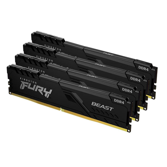 Kingston KF432C16BBK4/128 128GB 3200MHz DDR4 CL16 DIMM (Kit of 4) FURY Beast Black | Kingston-0