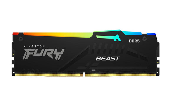Kingston KF552C40BBAK2-64 64GB 5200MT/s DDR5 CL40 DIMM (Kit of 2) FURY Beast RGB | Kingston-0