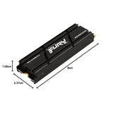 Hard Drive Kingston SFYRDK/2000G 2 TB SSD-4