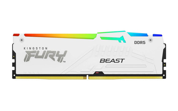 Kingston KF560C36BWEAK2-64 64GB 6000MT/s DDR5 CL36 DIMM (Kit of 2) FURY Beast White RGB EXPO | Kingston-0