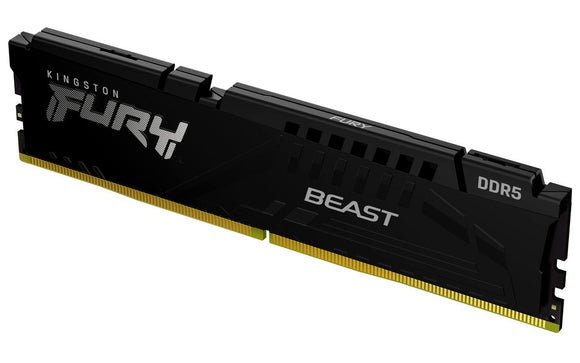 Kingston KF560C40BBK4-64 64GB 6000MT/s DDR5 CL40 DIMM (Kit of 4) FURY Beast Black XMP | Kingston-0