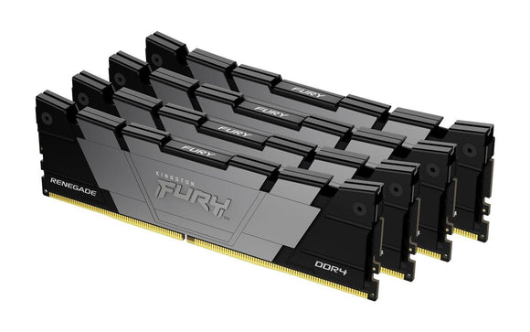 Kingston KF436C18RB2K4/128 128GB 3600MT/s DDR4 CL18 DIMM (Kit of 4) FURY Renegade Black | Kingston-0