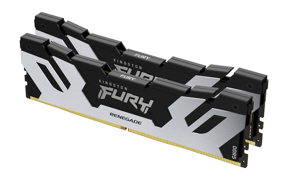 Kingston KF580C38RSK2-32 32GB 8000MT/s DDR5 CL38 DIMM (Kit of 2) FURY Renegade Silver XMP | Kingston-0