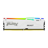 RAM Memory Kingston FURY Beast White RGB  32 GB DDR5 cl32-3