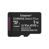 Micro SD Memory Card with Adaptor Kingston SDCS3/1TBSP 1 TB-1