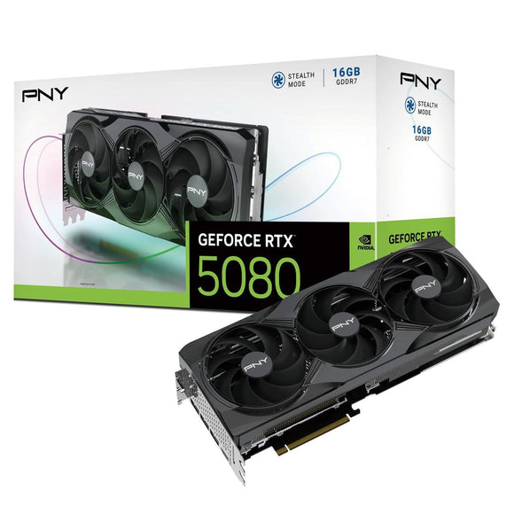 PNY RTX5080 VERTO Triple Fan 16GB GDDR7 HDMI 3xDP-0