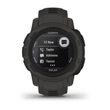 Smartwatch GARMIN Instinct 2 Solar Dark grey 0,79" Black Graphite-6