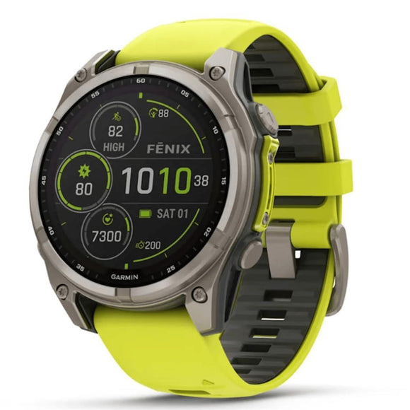 SMARTWATCH FENIX 8 SAPP. SOLAR/YELLOW 010-02906-21 GARMIN-0