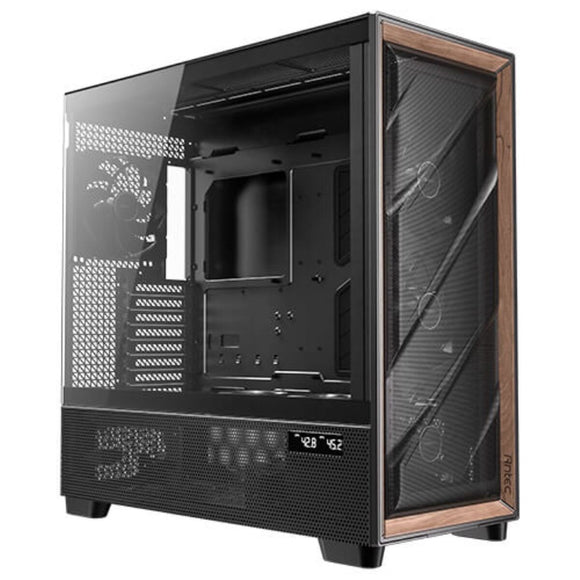 ATX Semi-tower Box Antec FLUX PRO EUV Black Wood-0