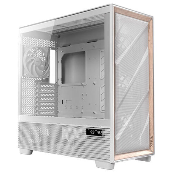 ATX Semi-tower Box Antec FLUX PRO White EUV White Wood-0