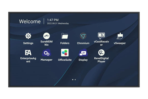 ViewBoard LED display - 75inch - 4K - 450 nits - Android 11 - 24/7 - USB-C - landscape & portrait-0