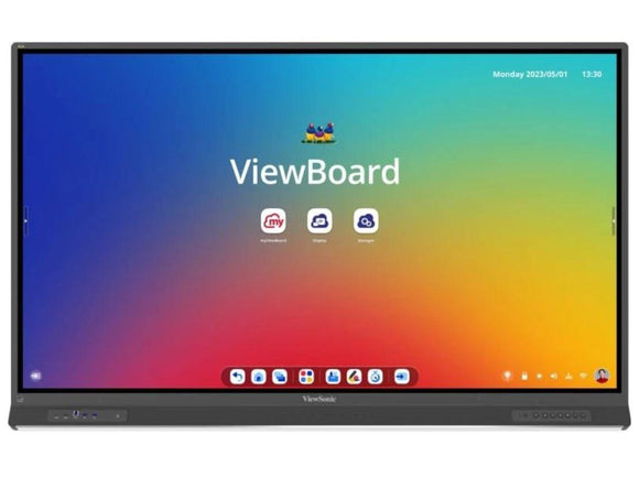 ViewBoard 53serie touchscreen 65INCH UHD, Android 13.0 (upgrade A14 Q4),IR 450 nits, 4x USB-C, NFC reader, 2x20W + sub 20W-0