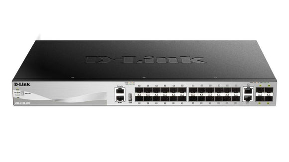 24 SFP ports Layer 3 Stackable Managed Gigabit Switch-0