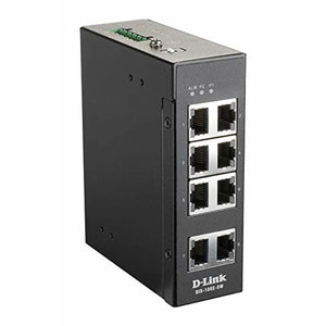 Cabinet Switch D-Link DIS-100E-8W RJ45 x 8 Black-0