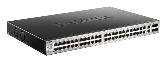 D-LINK DGS-3130-54TS, L2+ Managed Switch with 48 10/100/1000Base-T ports and 2 10GBase-T ports and 4 10GBase-X SFP+ ports | D-Link-0