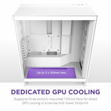 ATX Semi-tower Box NZXT H7 Flow RGB Midi White-13