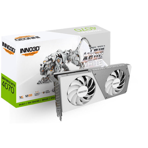 Graphics card INNO3D N40702-126XX-185252W GEFORCE RTX 4070 12 GB GDDR6-0