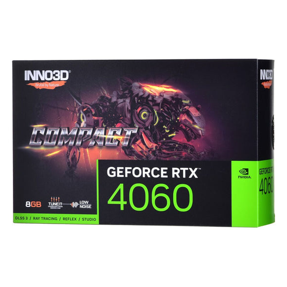 Graphics card INNO3D GEFORCE RTX 4060 COMPACT-0