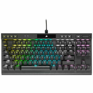 Bluetooth Keyboard with Support for Tablet Corsair K70 RGB TKL Black French AZERTY-0