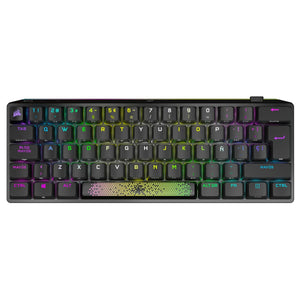 Gaming Keyboard Corsair K70 Pro Mini Spanish Qwerty Black-0