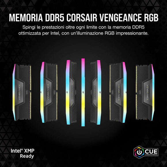 CORSAIR VENGEANCE RGB 64GB 2x32GB DDR5-0