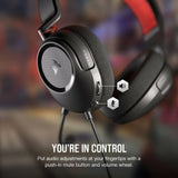 Headphones with Microphone Corsair HS35 v2 Black-3