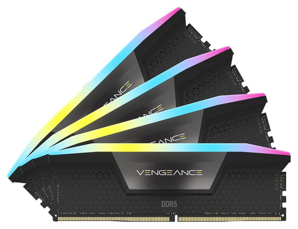 CORSAIR RAM Vengeance RGB - 128 GB (4 x 32 GB Kit) - DDR5 5600 DIMM CL40-0