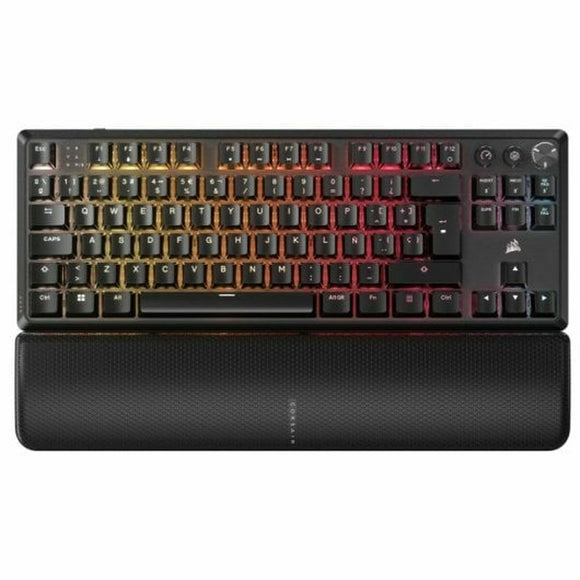 Wireless Keyboard Corsair CH-914901E-ES Black Spanish Qwerty-0