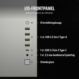 ATX Semi-tower Box Corsair 6500X White-4