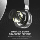 Headphones with Microphone Corsair Silver-4