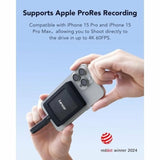 External Hard Drive Lexar LSL500M001T-RNBNG Black 1 TB-5