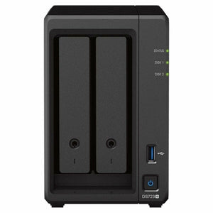 NAS Network Storage Synology DS723+ Black AM4 Socket: AMD Ryzen™ AMD Ryzen R1600-0