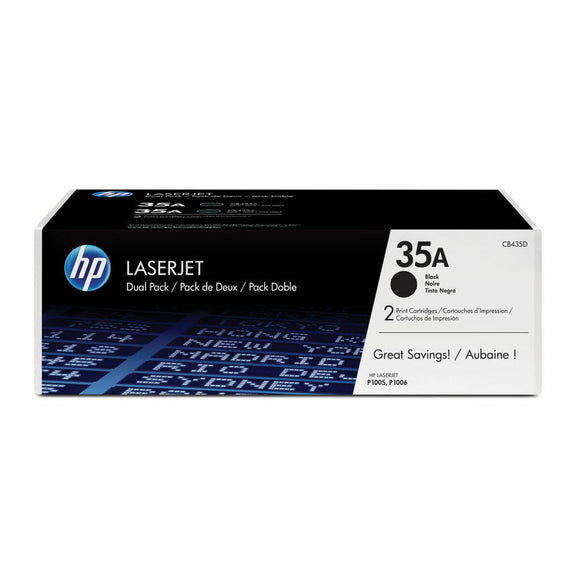 Toner HP CB435AD Black (2 Units)-0