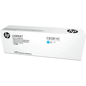 Original Toner HP CB381YC Cyan-0