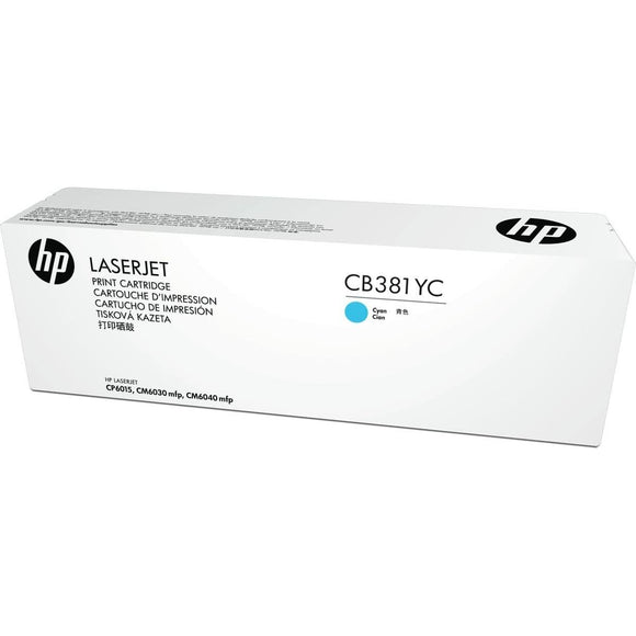 Original Toner HP CB381YC Cyan-0