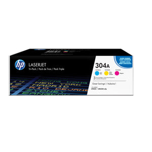 Original Toner HP 304A Cyan/Magenta/Yellow (1 Unit)-0