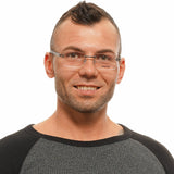 Men' Spectacle frame Longines LG5006-H-55014 Grey Ø 55 mm-1