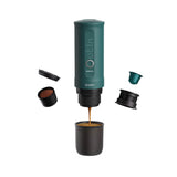 Portable Coffee Maker Outin OUTINTEAL Turquoise Stainless steel 80 ml-0