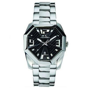 Men's Watch Chronotech RW0083 Black Silver-0