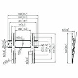 TV Mount Vogel's 7364100 65" 43" 75 Kg-1