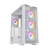 ATX Semi-tower Box Hiditec E-ATX H2 AIR ARGB White-0