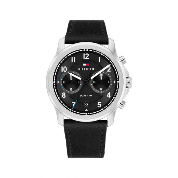 Men's Watch Tommy Hilfiger 1710624 Black (Ø 43 mm)-0