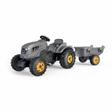 Pedal Tractor Smoby Stronger XXL Grey 161 x 56 cm Trailer-0