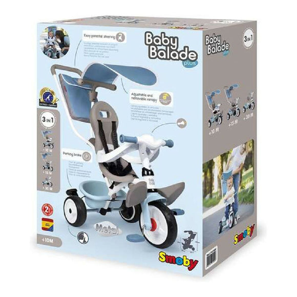 Tricycle Simba Balade Plus Blue 3-in-1 (68 x 52 x 101 cm)-0