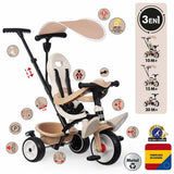 Tricycle Smoby Beige-17