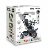 Tricycle Smoby Baby Driver Grey-1
