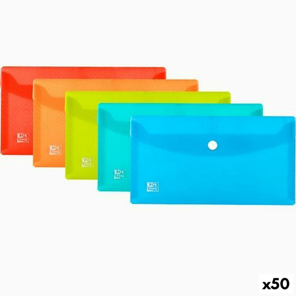 Document Folder Oxford Urban Multicolour polypropylene Clasp 5 Pieces (50 Units)-0