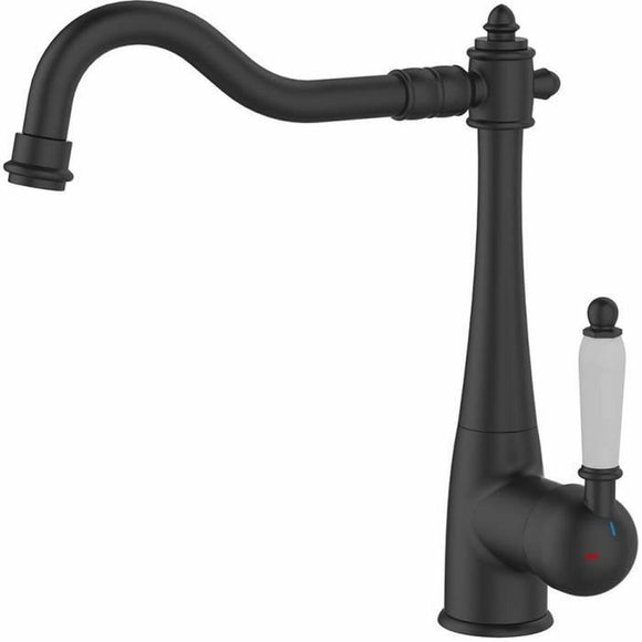 Kitchen Tap Rousseau RETRO Black Matte finish-0