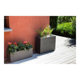 Plant pot EDA Anthracite Plastic-1