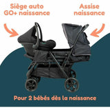 Baby's Pushchair Bambisol Black-5